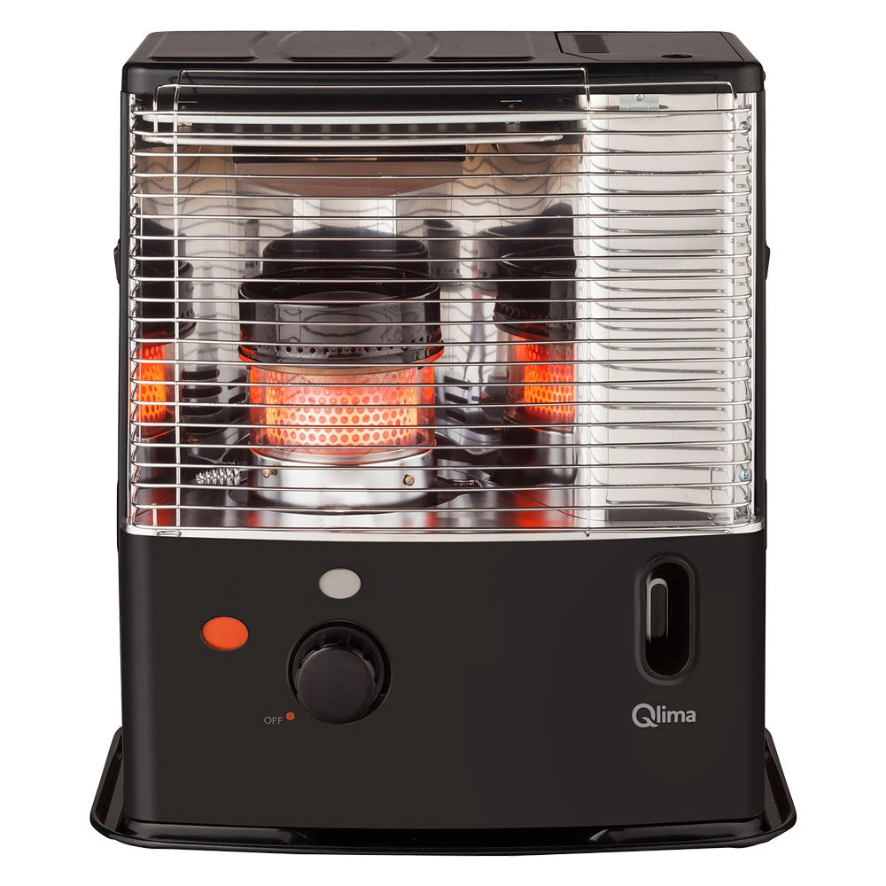 STUFA A COMBUSTIBILE 'R3224 X' kw 2,4 colore nero  - QLIMA