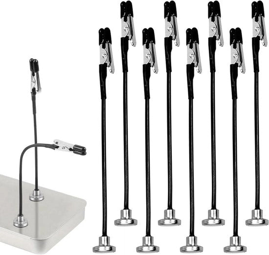 Manicotti magnetici con collo flessibile per lavori di saldatura - 8 pezzi - accessori per modellismo