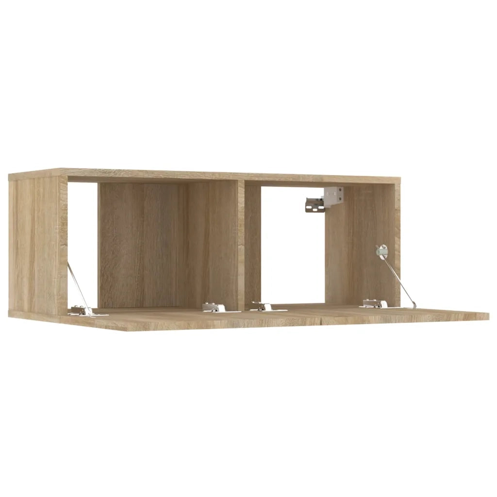Mobili TV 4 pz Rovere Sonoma 80x30x30 cm in Legno Multistrato 3114184