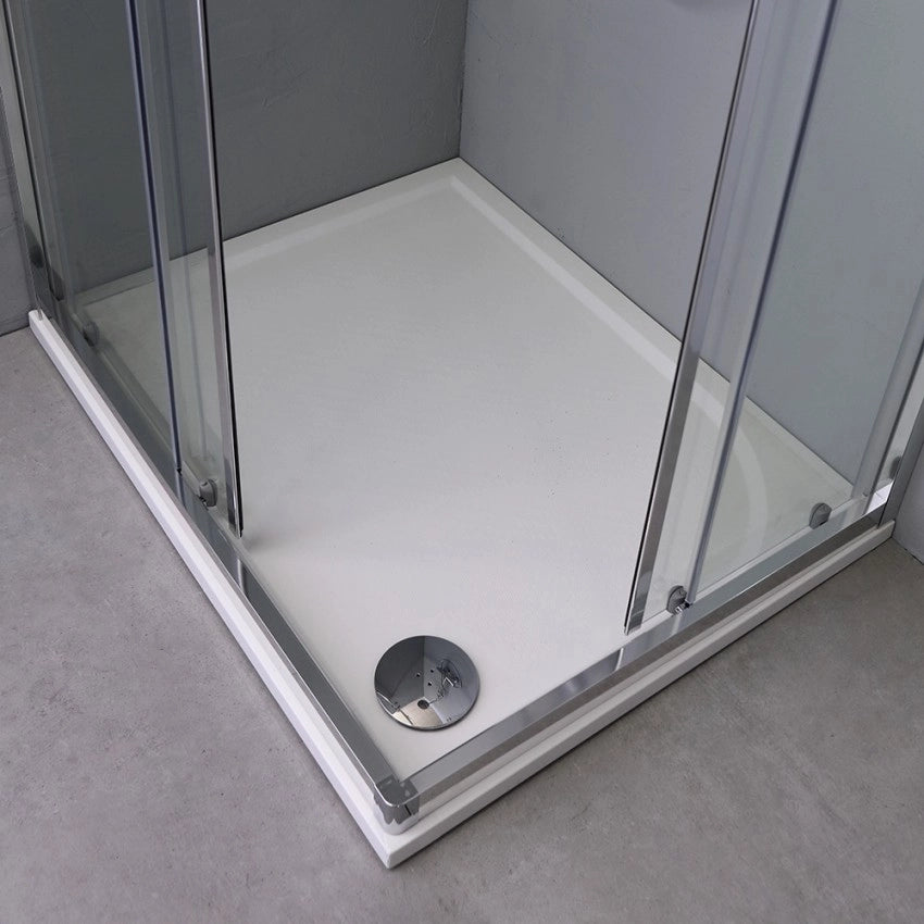 Box doccia moderno 70x120 con profilo piatto
