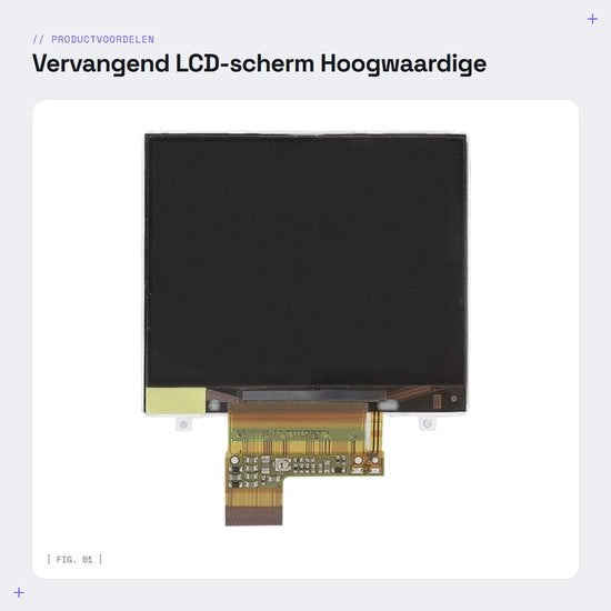 Schermo LCD nuovo di fabbrica - sostituzione video - risoluzione 5,5G - 30GB/60GB/80GB - dimensioni 5,7 x 4,8 cm - display a alta definizione chiaro