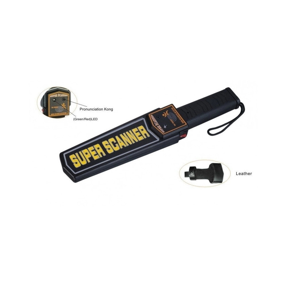 Trade Shop - Metal Detector Professionale Manuale Rilevatore Di Metalli Led Scanner Portatile -