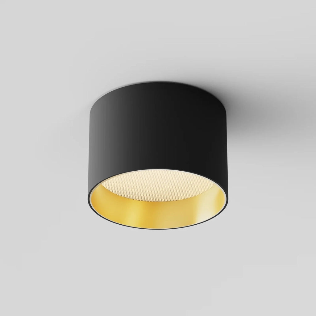 Maytoni Lampada da soffitto moderna Vega 1 luce LED integrato nero alluminio