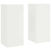 Supporto per piante | Sostegno per piante 2 pz Bianco 24 x 24 x 55 cm Acciaio