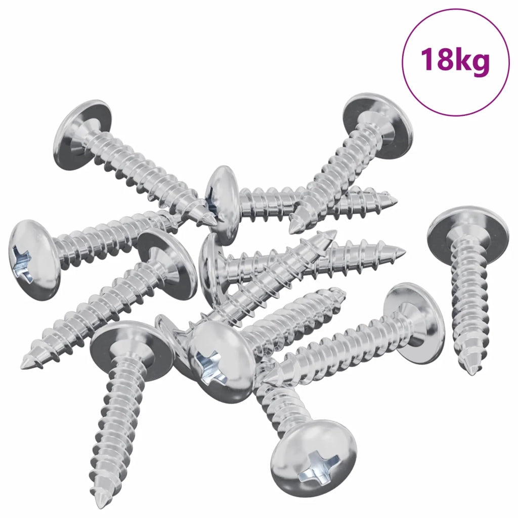 Chiodo autofilettante 10976 pcs Zincato Acciaio 864504