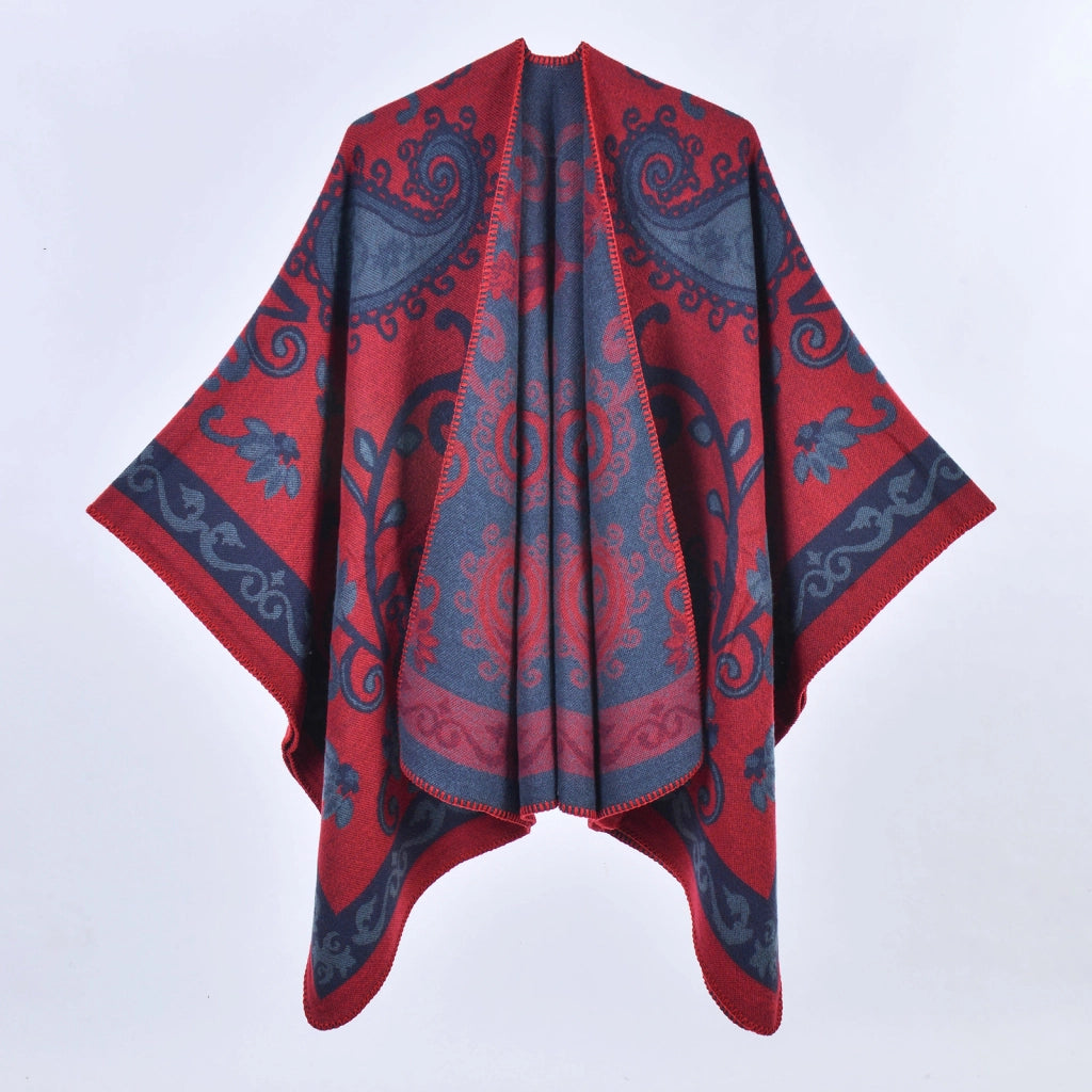 Sciarpa spessa con motivo paisley retr¨°