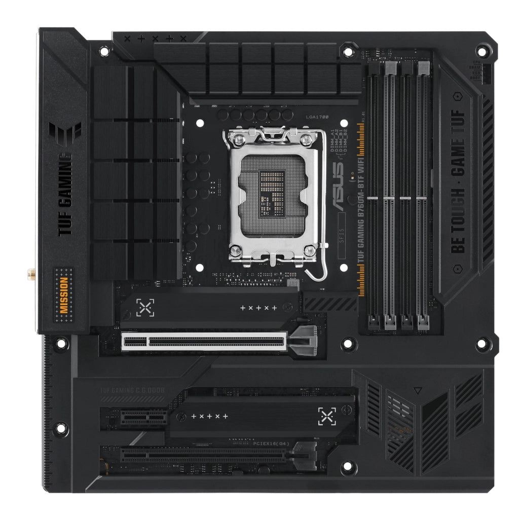 Asus tuf gaming b760m-btf wifi intel b760 lga 1700 micro atx - 90MB1G50-M0EAY0