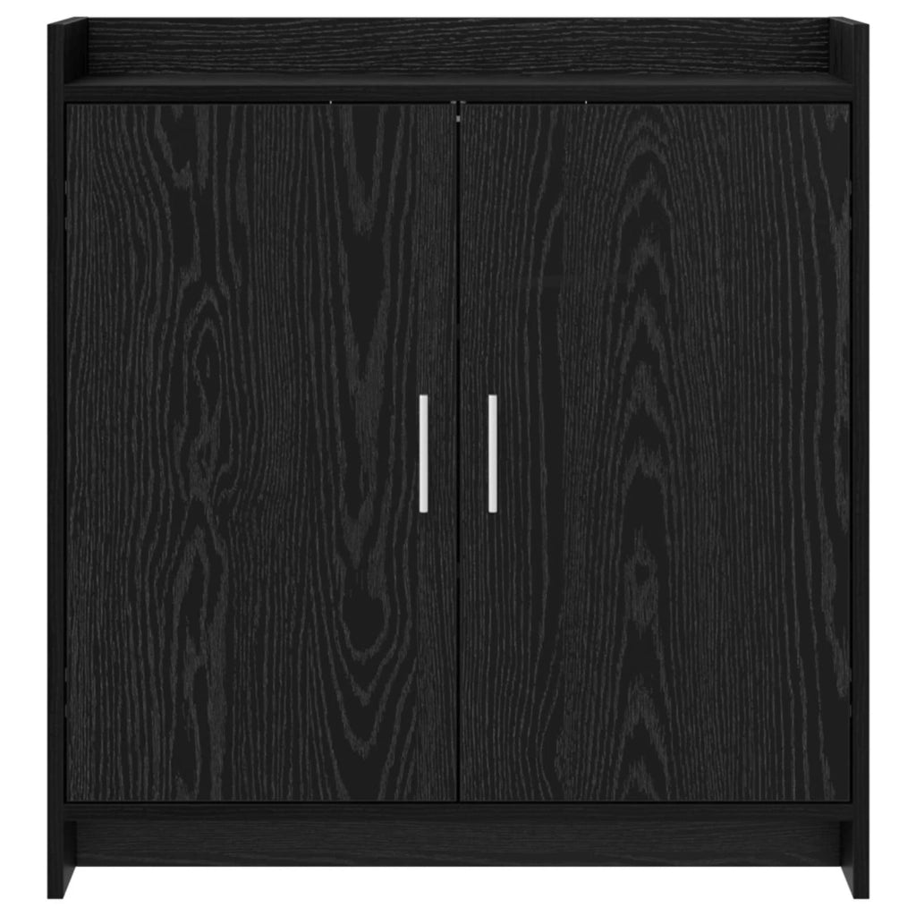 Credenza Rovere Nero 72 x 36 x 80 cm Legno ingegnerizzato 8011092
