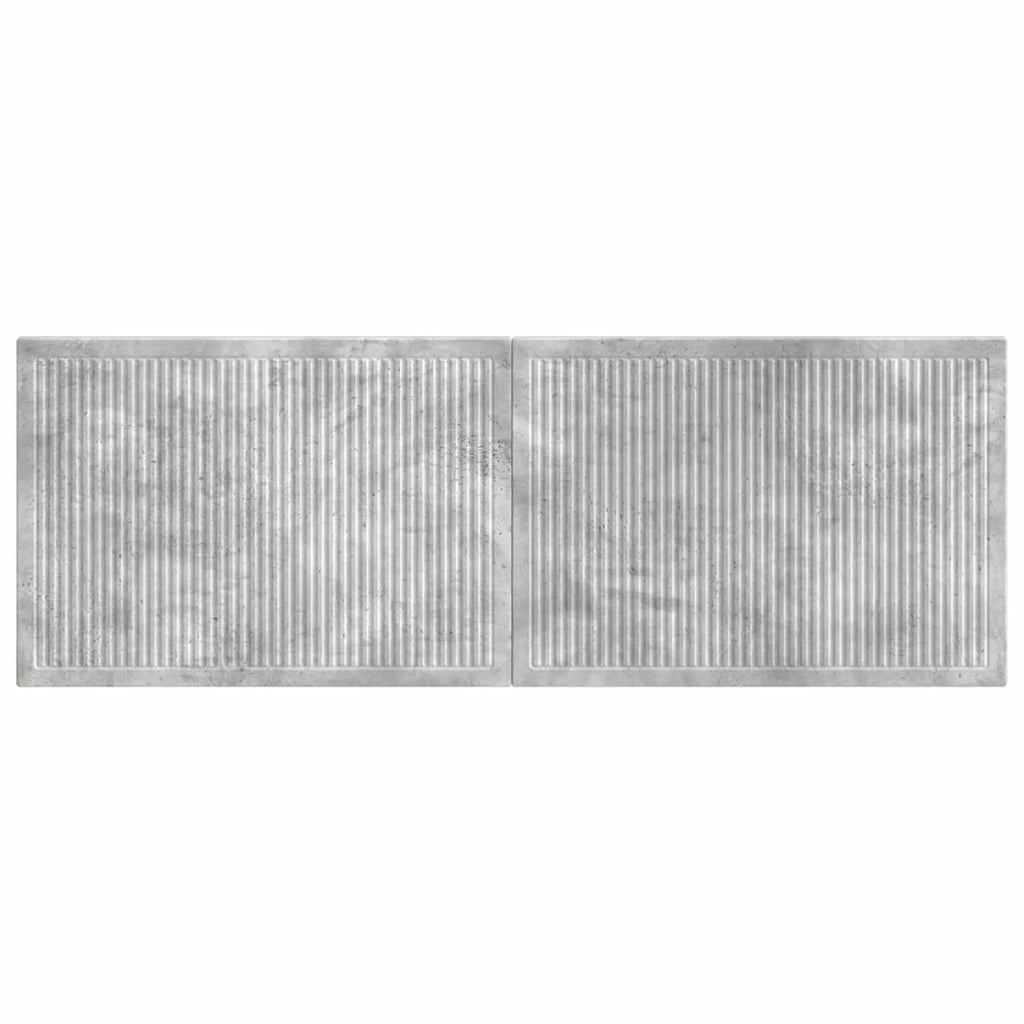 Testiera da Muro EDE Grigio Cemento Legno ingegnerizzato 896078