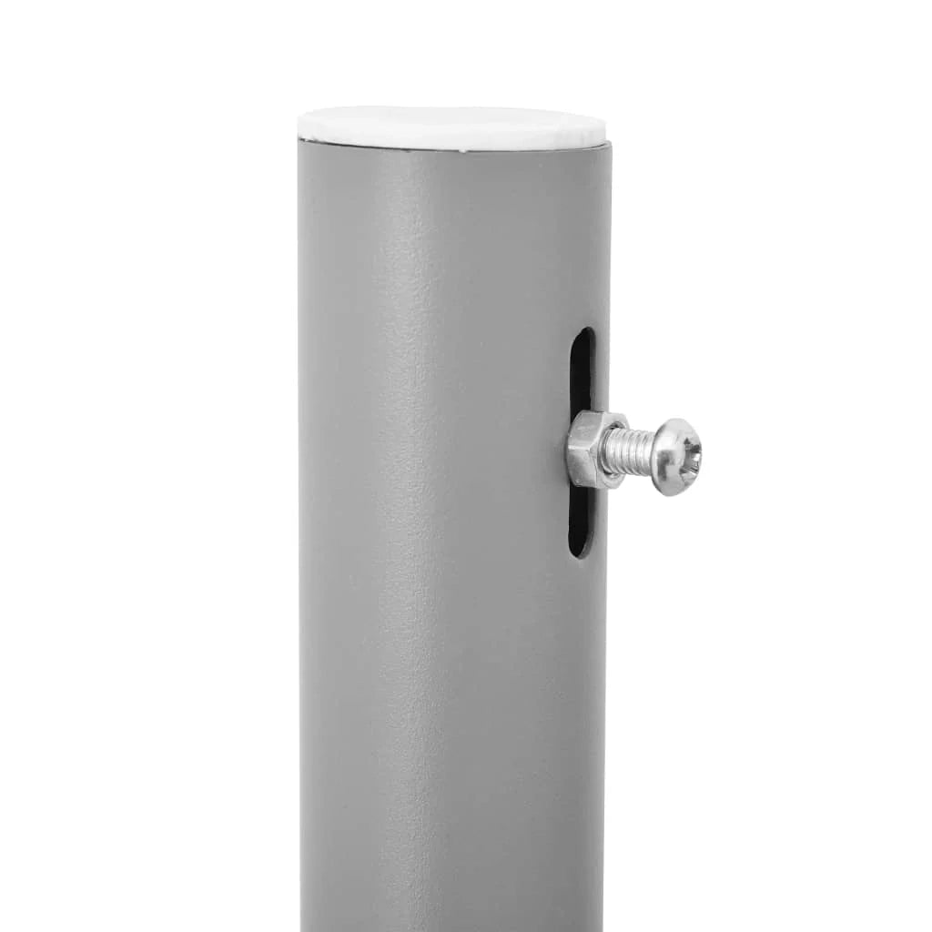 Tenda da sole laterale retrattile 600x160 cm grigia 02_0007385