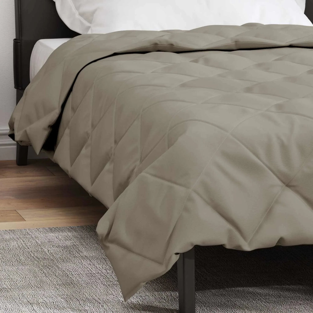 Piumone | Duvet Completo Annuale Grigio chiaro 155 x 220 cm Microfibra