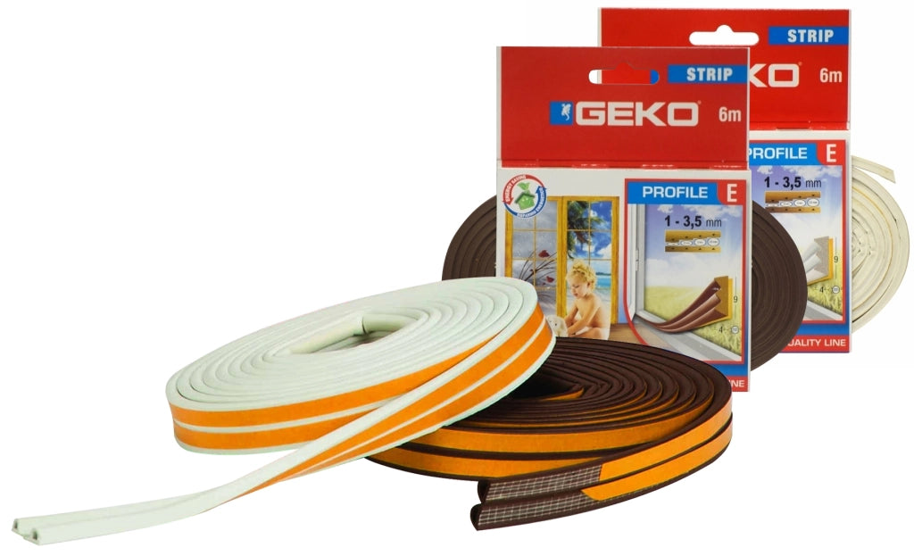 PARAFREDDO IN GOMMA GEKO mt. 6 profilo E - Bianco