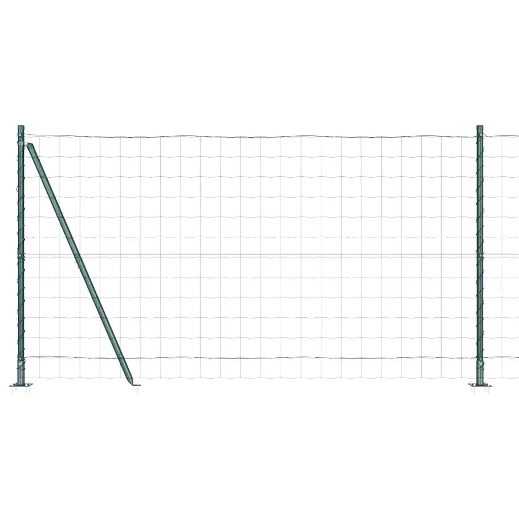 Recinzione da Giardino | Recinzione con Posto Verde 1,2 x 10 m Acciaio
