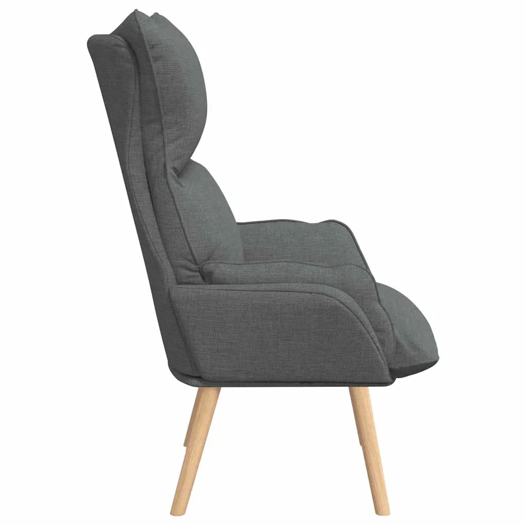 Poltrona-Divano Sedia-Poltroncina Grigio scuro 69 x 74 x 93 cm Tessuto e compensato 892941