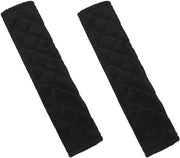Supporti per cintura - Bambini - Protezione spalle - Auto - Supporto - Adulti - Viaggio - Comfort - Adatto a - Premium - Nero - 2 pezzi supporti per cintura, protezioni per cintura, rivestimenti per un maggiore comfort durante il viaggio