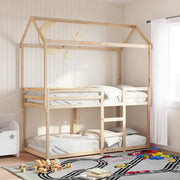 Letto a Castello senza Materasso 90x190 cm Legno di Pino 3282124