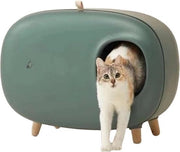 Cassa di Cottura per Gatti - Dimensioni: 60x38x45cm - Colore: Verde - 1 pezzo