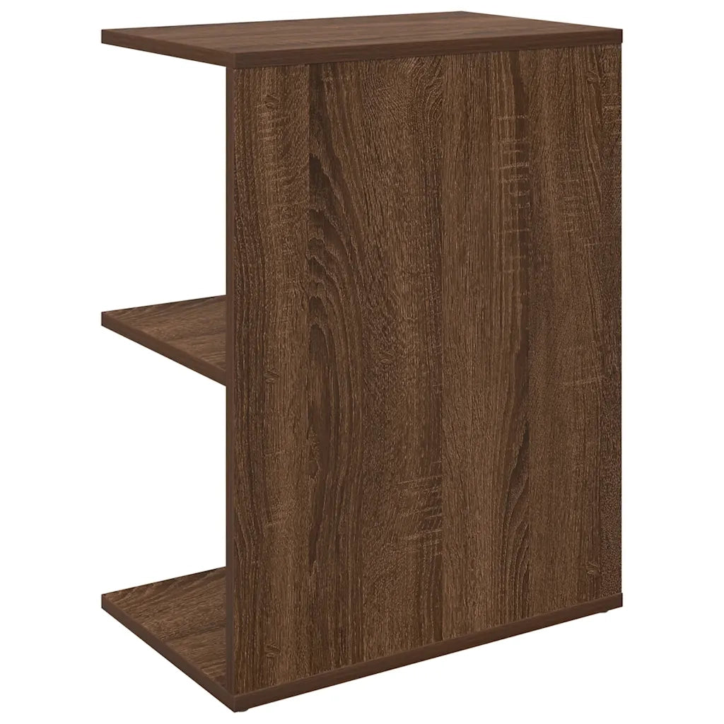 Comodino Rovere Marrone 40,5x31x60 cm in Legno Multistrato 858662