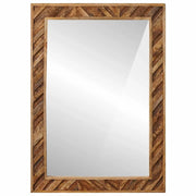 Specchio Montaggio a parete Marrone 70 x 50 x 3 cm Vetro
