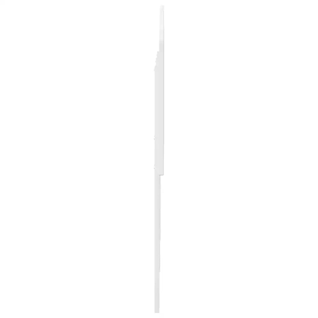 Testiera-Testata-Testiera Decorativa Bianco Lucido 135 cm Legno multistrato 519418