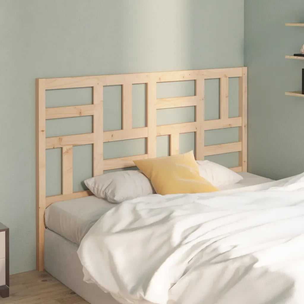 Testiera | Testata per Letto 146x4x104 cm in Legno Massello di Pino