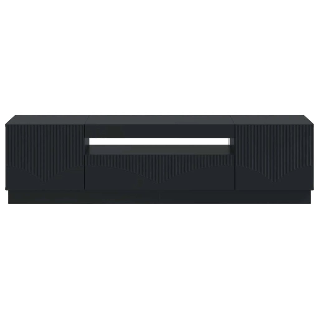 Mobile TV LED Nero Legno ingegnerizzato 897346
