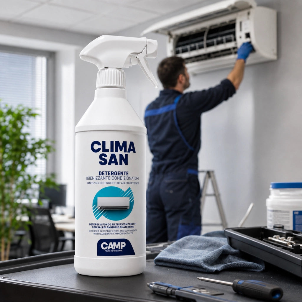 Camp climasan detergente per filtri e componenti climatizzatori 750 ml