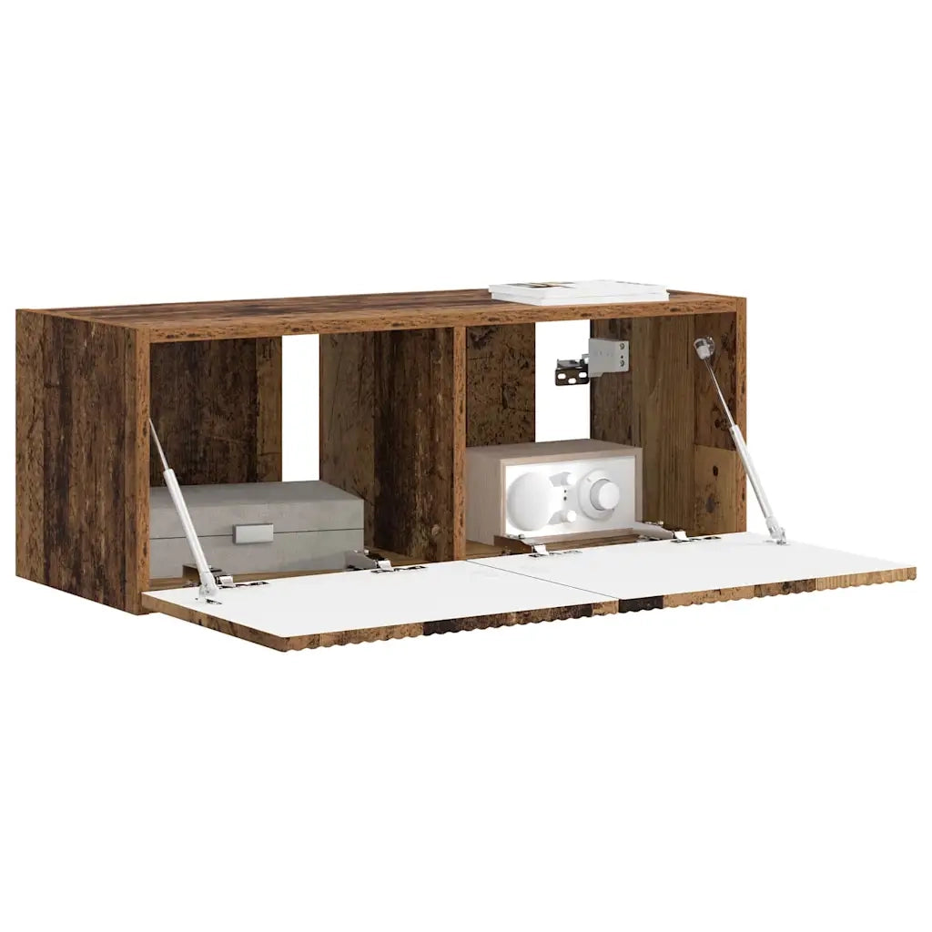 Mobile TV da parete-Mobile TV a Muro-Credenza TV Legno vecchio 60 x 31 x 29.5 cm 545560