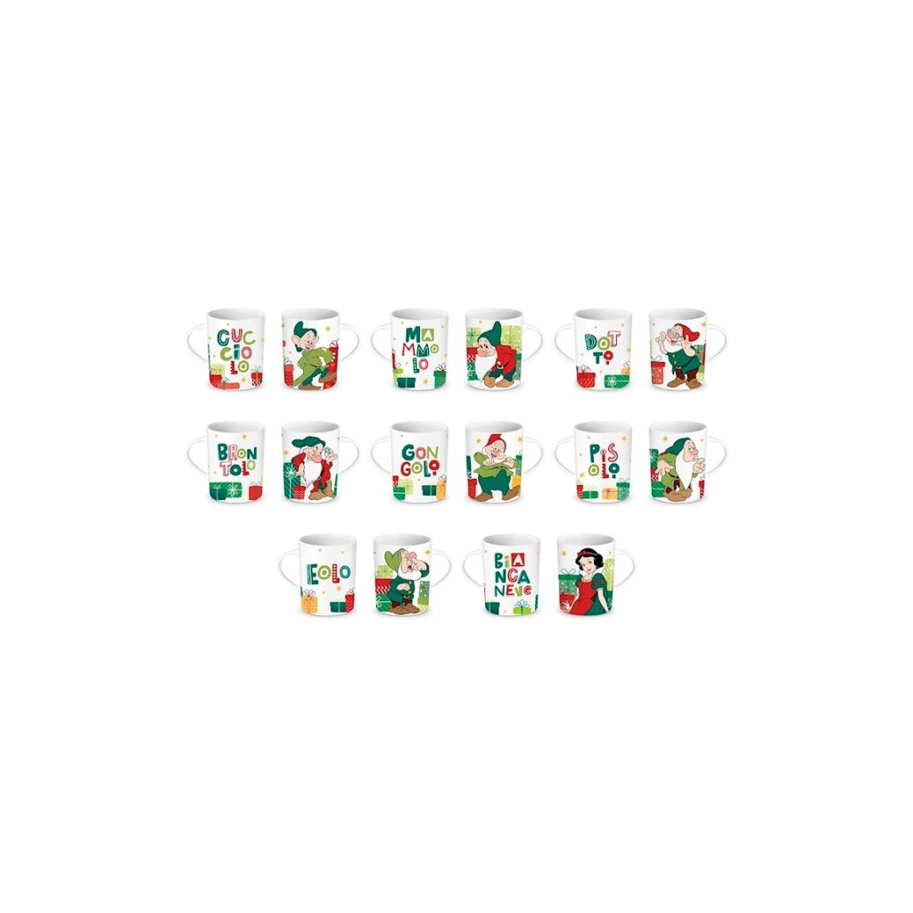 Mug con nani di Natale ml 340