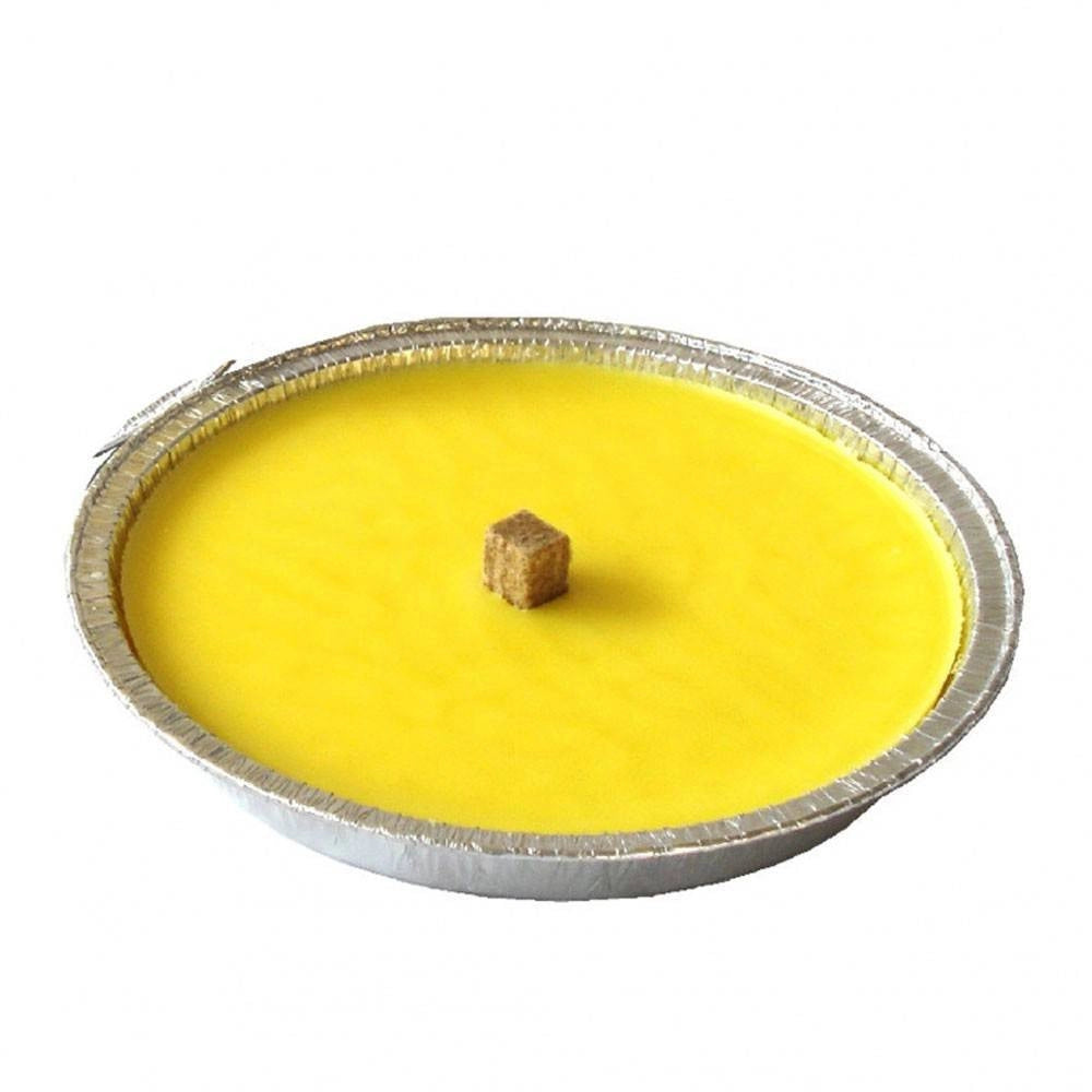 Trade Shop - Set 10 Candele Alla Citronella Antizanzare In Vaso Alluminio Fiaccola 11cm -