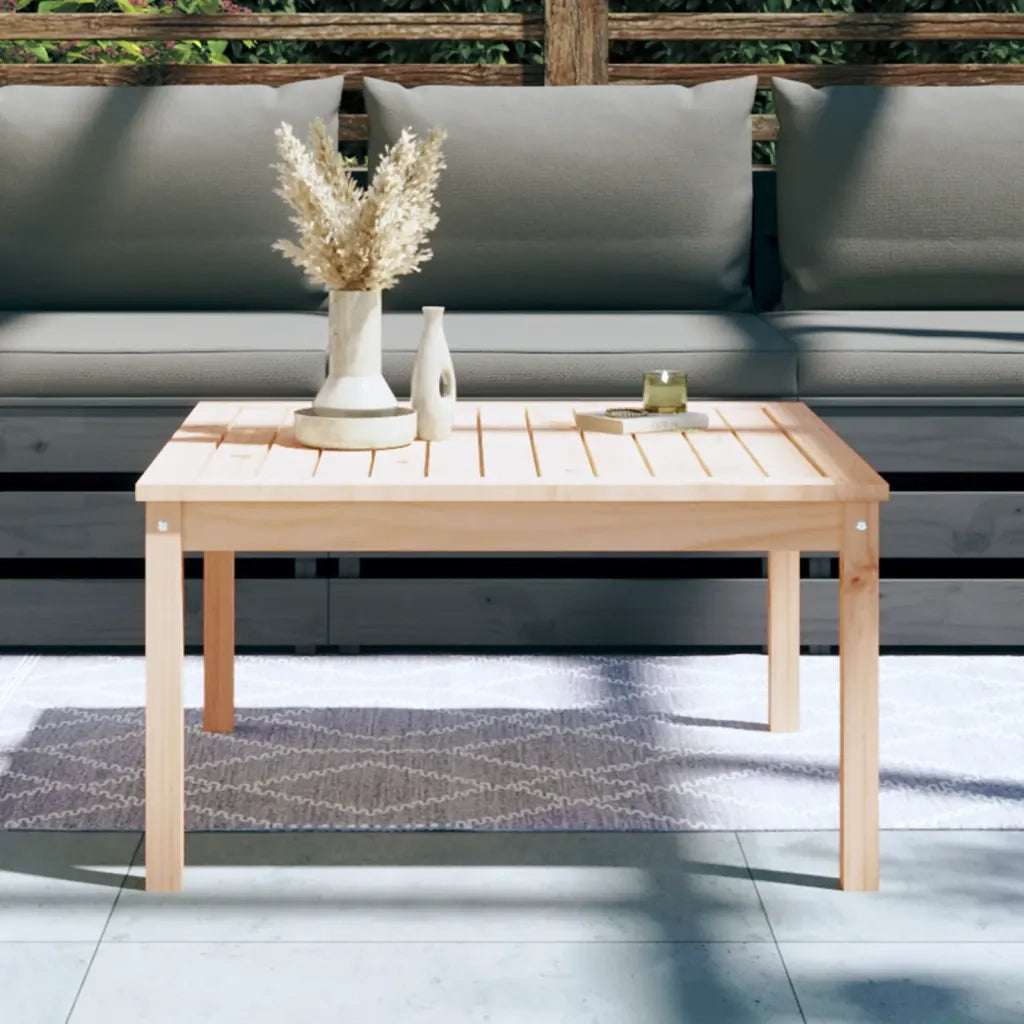 Tavolo da Giardino 82,5x82,5x45 cm in Legno Massello di Pino 824120