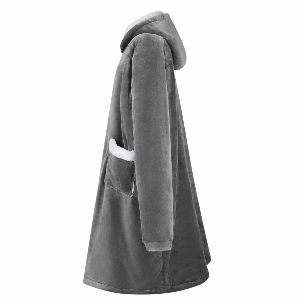 Felpa coperta Grigio scuro M Pile e Flanella 42017189