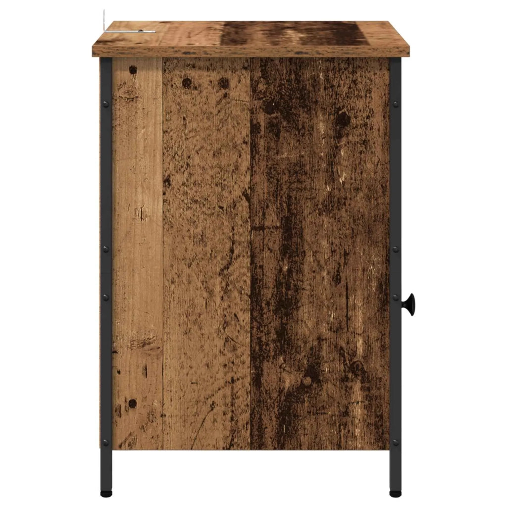 Armadio da Notte 2 pcs Legno vecchio 40 x 42 x 60 cm 881833