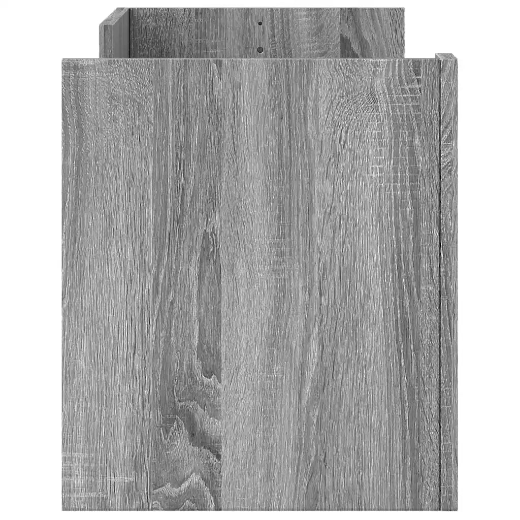 Mobile TV Grigio Sonoma 100x35x40 cm in Legno Multistrato 848379