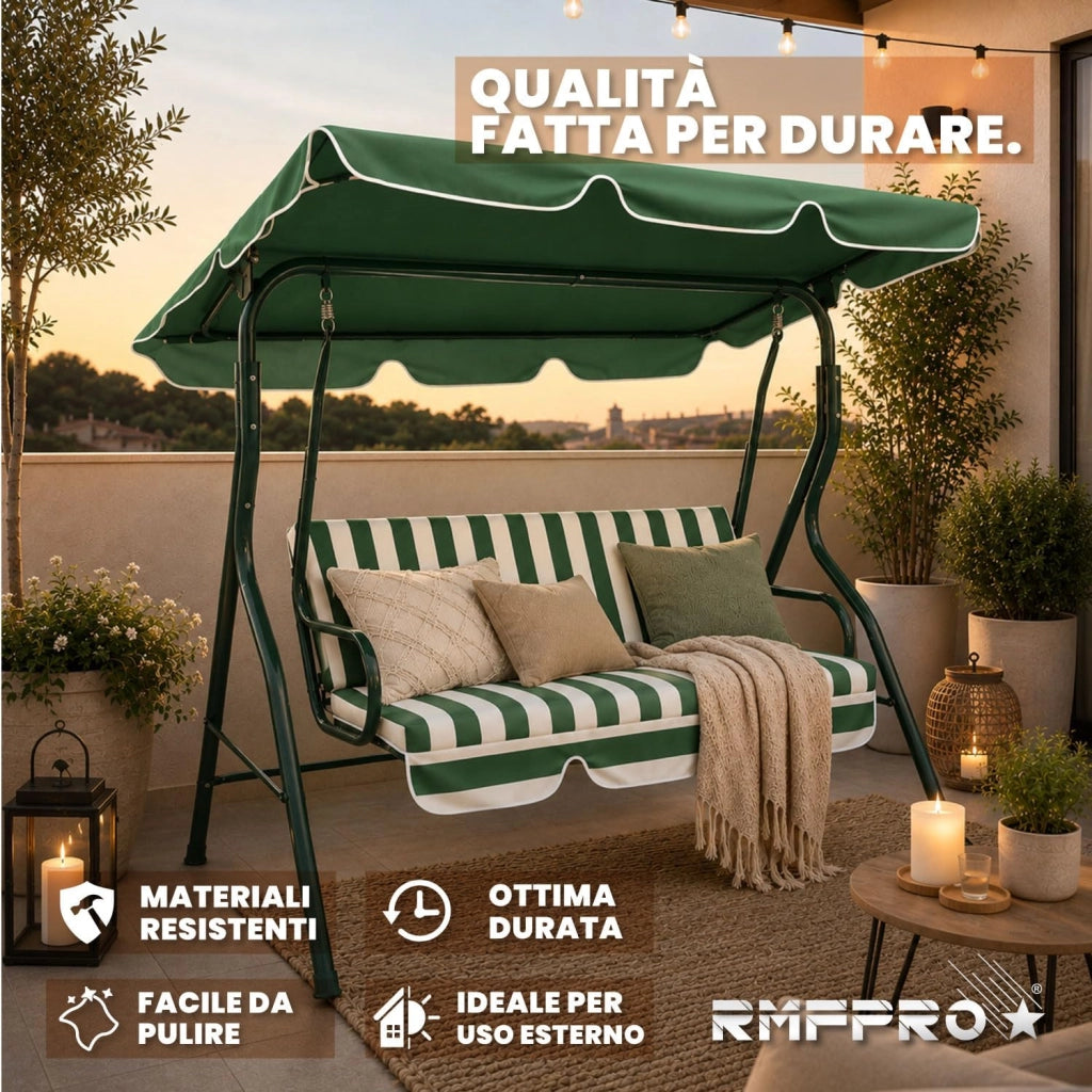 RMF PRO DONDOLO DA GIARDINO VERDE
