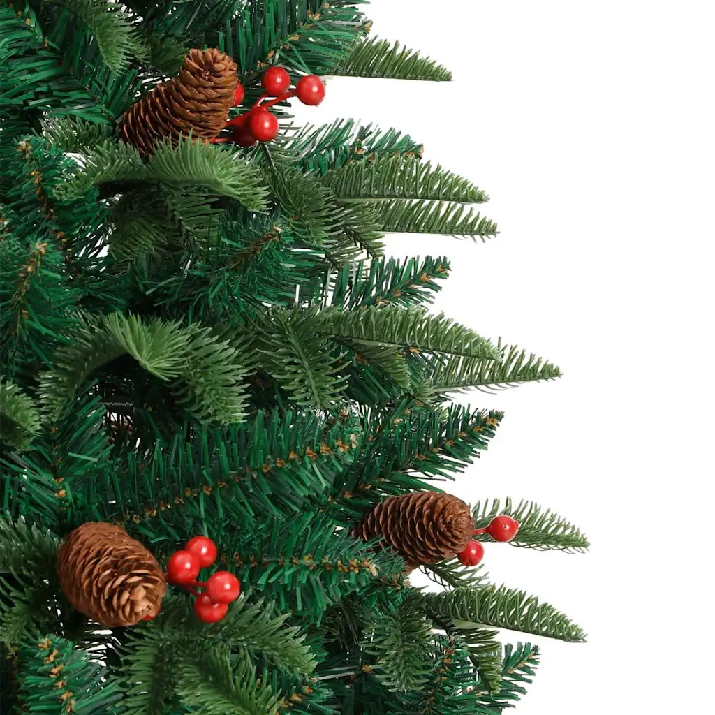 Albero di Natale artificiale con 150 LED Verde 150 cm 3395548