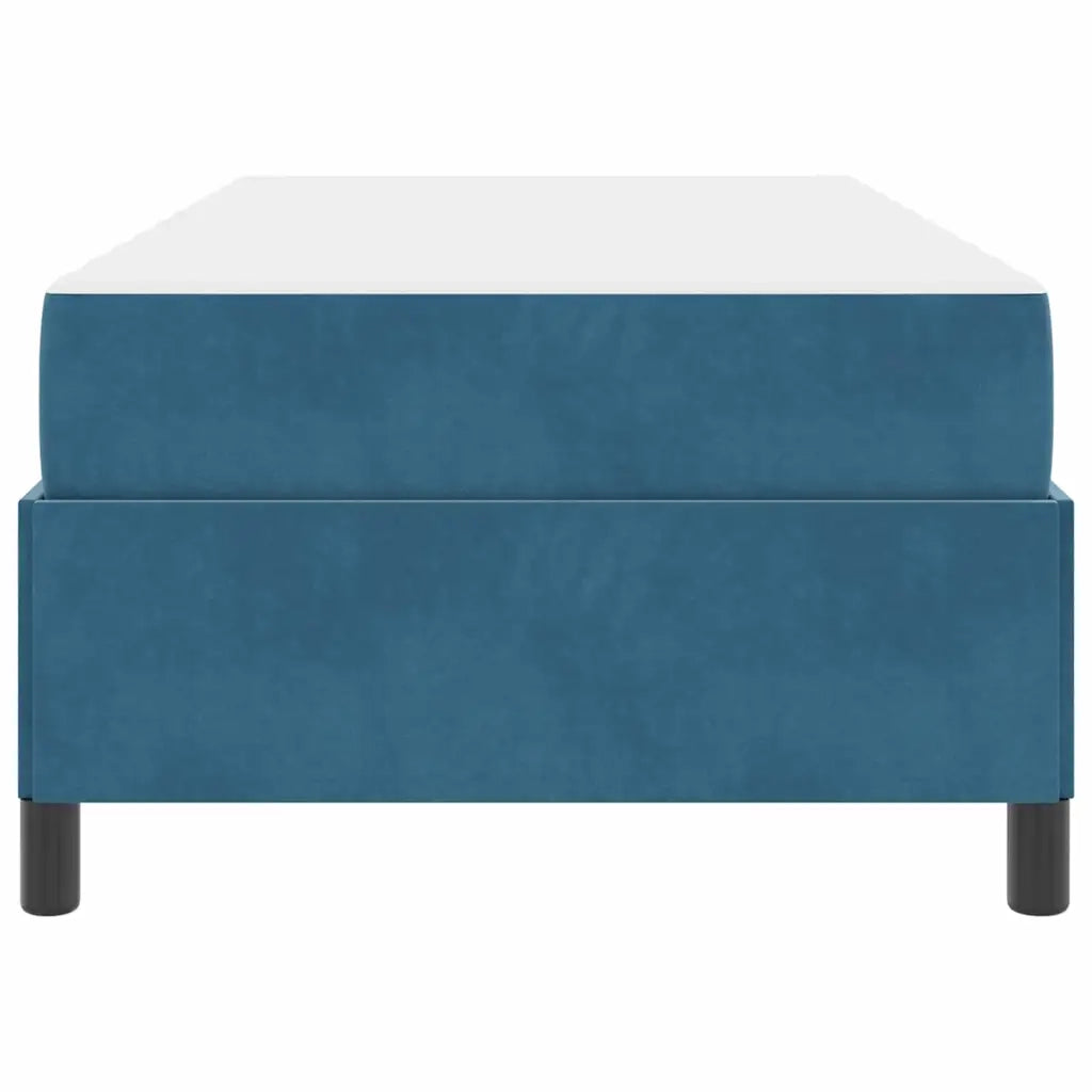 Struttura del letto-Giroletto-Rete del Letto Blu Scuro 100 x 200 cm Tessuto 182306