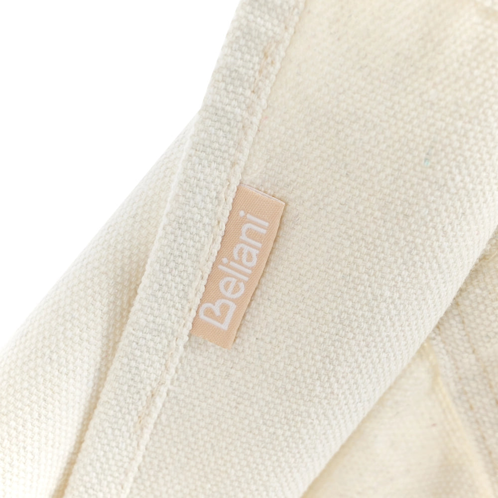 Sedia amaca sospesa da interno esterno in cotone beige e blu Stile Boho
