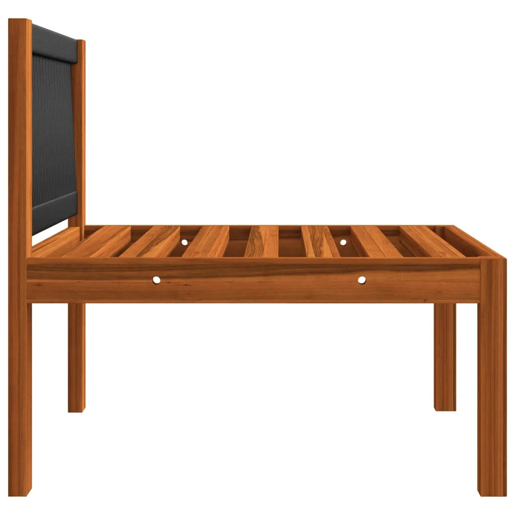 Set da giardino 4 pezzi con cuscini crema 63x63 cm 3057903