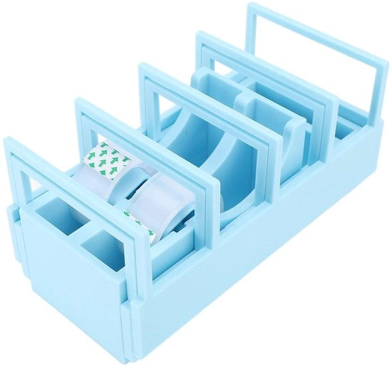 Dispensatore di Adesivo - Adesivo Transparente - Ripiegabile - Leggero - Multifunzionale - Per Imballaggio e Artigianato - Dispensatore di Adesivo