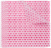 100 pezzi di carta per carta da forno quadrettata a cuore, 25 x 21 cm, assorbente per oli, carta da imballaggio per alimenti secchi, per sandwich, pane e torta, rosso