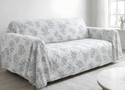 Telo Arredo Copritutto Salvadivano 100% Cotone Made In Italy Disegno Sambuco - Singolo - Lavanda