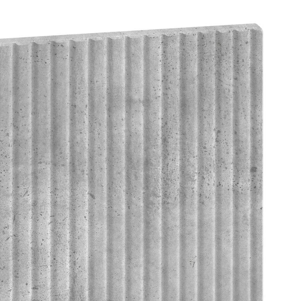 Testiera da Muro ARNHEM Grigio Cemento Legno ingegnerizzato 896748