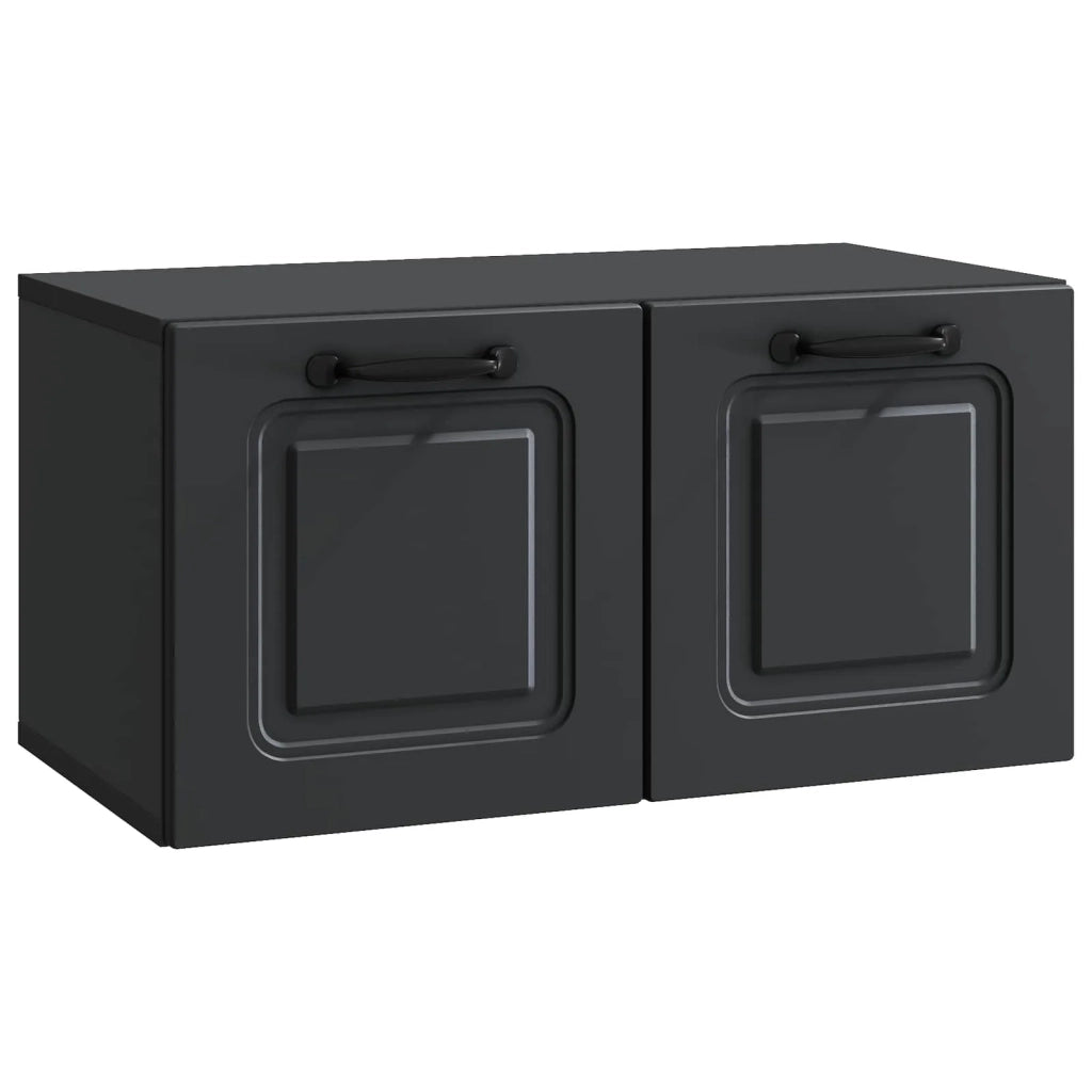 Mobile TV da Muro | Armadietto TV | Mobile Porta TV Nero 59,5 x 31 x 30 cm