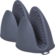 Due Manopole di Silicone Resistenti al Calore per Cucina - Guanti per Temperature Elevate e Frittura