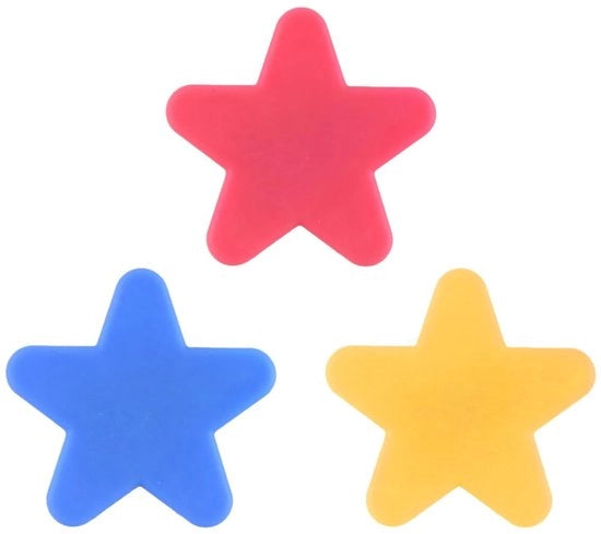 Maniglioni per mobili 3 pezzi - Disegno a forma di stella - Maniglie antibloccaggio - Materiale PVC-rubber morbido - Sicuri per bambini - Resistenti alle abrasioni - Maniglie per mobili