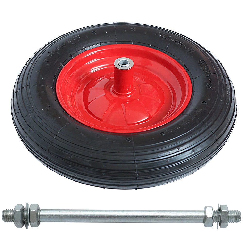 Ruota Pneumatica per Carriola 38cm Gomma 3.50-8 Modello Vespa Peso Massimo 180kg
