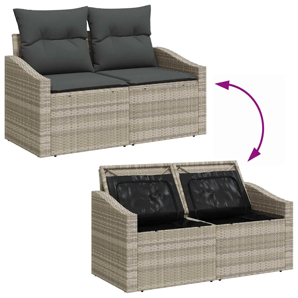 Set di divani con cuscino 6 pcs polyrattan 3360653