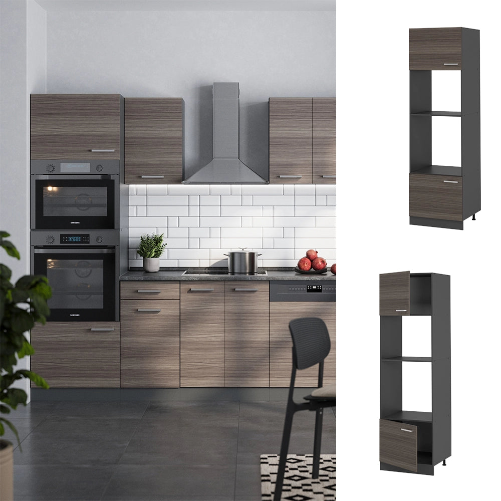 Vicco Set mobili bagno Grigio nobile 60 cm
