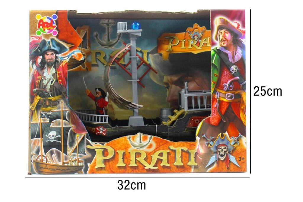 Giochi per Bambini Set Galeone Nave Pirata AP